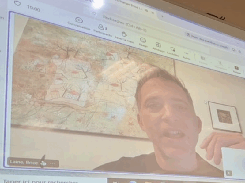 Échange avec Brice LAINÉ, reporter cameraman à CNN